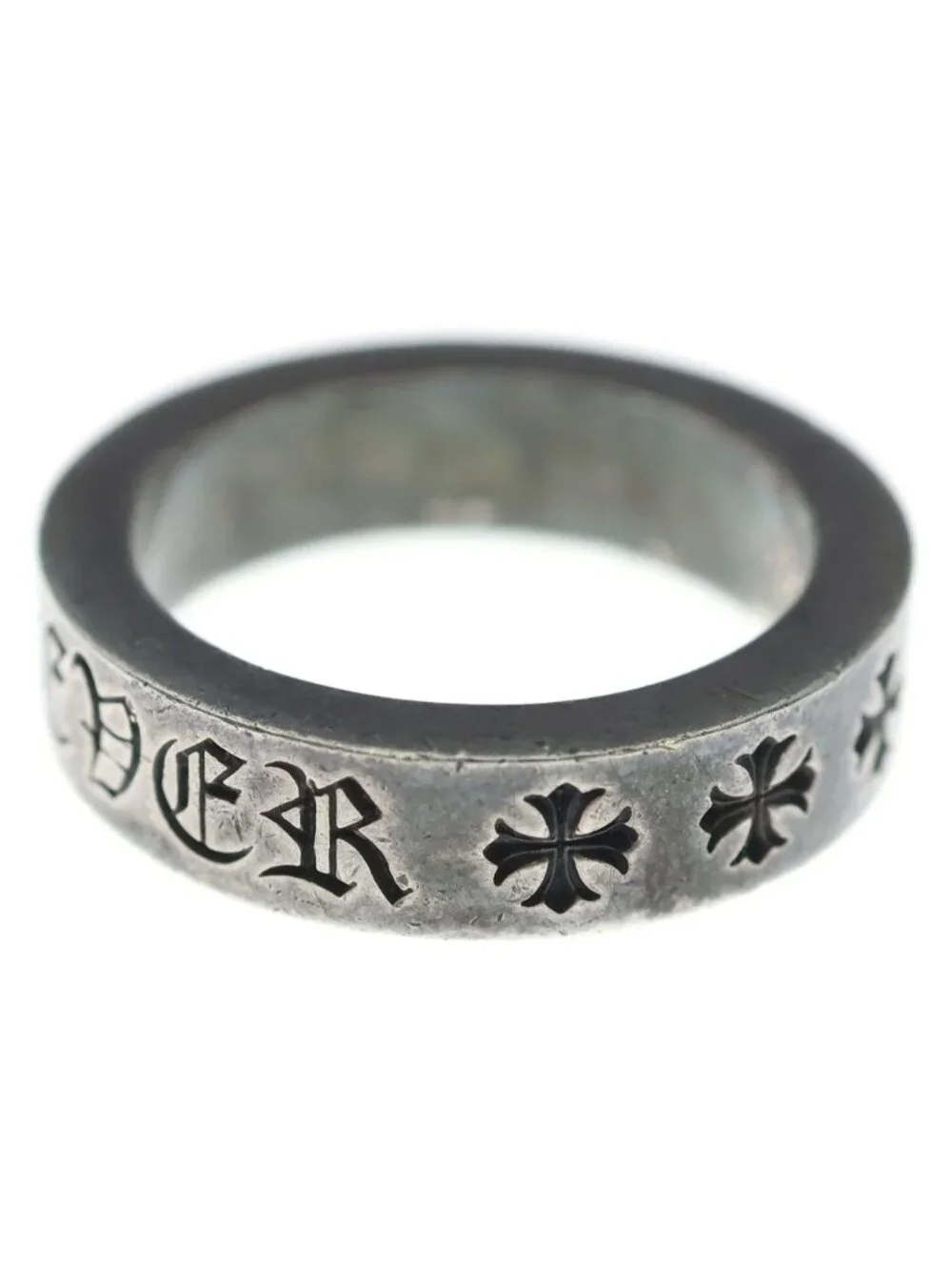 Chrome Hearts Spacer Forever Ring Silver